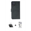 MARSİLYAN™- Galaxy A22 Kılıf Siluet Işık Serisi - Şeffaf Uv Polymer Nano Ekran Koruyucu + Kamera Lens Koruma Cam - SF