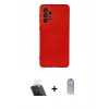 MARSİLYAN™- Galaxy A23 4G Kılıf Ahenk Serisi - Siyah Joko Magic 5D Cam + Kamera Lens Koruma Cam - SF