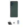 MARSİLYAN™- Galaxy A23 4G Kılıf Ahenk Serisi - Siyah Joko Magic 5D Cam + Kamera Lens Koruma Cam - SF