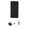 MARSİLYAN™- Galaxy A23 4G Kılıf Ahenk Serisi - Siyah Joko Magic 5D Cam + Kamera Lens Koruma Cam - SF