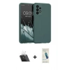 MARSİLYAN™- Galaxy A23 4G Kılıf Kozmos Yansıma Özel Seri - Şeffaf Pasifik Cam Ekran Koruyucu + Kamera Lens Koruma Cam - SF