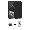 MARSİLYAN™- Galaxy A23 4G Kılıf Kozmos Yansıma Özel Seri - Şeffaf Pasifik Cam Ekran Koruyucu + Kamera Lens Koruma Cam - SF