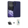 MARSİLYAN™- Galaxy A23 4G Kılıf Kozmos Yansıma Özel Seri - Şeffaf Pasifik Cam Ekran Koruyucu + Kamera Lens Koruma Cam - SF