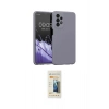 MARSİLYAN™- Galaxy A23 4G Kılıf Kozmos Yansıma Özel Seri - Siyah 6D Mat Seramik Hayalet Nano Ekran Koruyucu