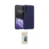 MARSİLYAN™- Galaxy A23 4G Kılıf Kozmos Yansıma Özel Seri - Siyah 6D Mat Seramik Hayalet Nano Ekran Koruyucu