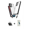 MARSİLYAN™- Galaxy A23 4G Kılıf Ufuk Klasik - Şeffaf Pasifik Cam Ekran Koruyucu + Kamera Lens Koruma Cam - SF