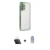 MARSİLYAN™- Galaxy A23 4G Kılıf Vadi Minimal - Siyah Joko Magic 5D Cam + Kamera Lens Koruma Cam - SF