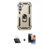 MARSİLYAN™- Galaxy A24 4G Kılıf Ahenk Klasik Koleksiyonu - Siyah 3D Antistatik Mat Seramik Nano Ekran Koruyucu + Kamera Lens Koruma Cam - SF