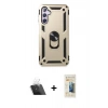MARSİLYAN™- Galaxy A24 4G Kılıf Ahenk Klasik Koleksiyonu - Siyah 6D Mat Seramik Hayalet Nano Ekran Koruyucu + Kamera Lens Koruma Cam - SF
