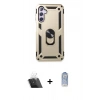MARSİLYAN™- Galaxy A24 4G Kılıf Ahenk Klasik Koleksiyonu - Siyah Joko Magic 5D Cam + Kamera Lens Koruma Cam - SF