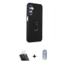 MARSİLYAN™- Galaxy A24 4G Kılıf Ahenk Klasik Koleksiyonu - Siyah Joko Magic 5D Cam + Kamera Lens Koruma Cam - SF