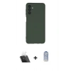 MARSİLYAN™- Galaxy A24 4G Kılıf Ahenk Serisi - Siyah Joko Magic 5D Cam + Kamera Lens Koruma Cam - SF