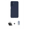 MARSİLYAN™- Galaxy A24 4G Kılıf Ahenk Serisi - Siyah Joko Magic 5D Cam + Kamera Lens Koruma Cam - SF