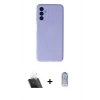 MARSİLYAN™- Galaxy A24 4G Kılıf Ahenk Serisi - Siyah Joko Magic 5D Cam + Kamera Lens Koruma Cam - SF