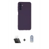 MARSİLYAN™- Galaxy A24 4G Kılıf Ahenk Serisi - Siyah Joko Magic 5D Cam + Kamera Lens Koruma Cam - SF