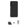 MARSİLYAN™- Galaxy A24 4G Kılıf Ahenk Serisi - Siyah Joko Magic 5D Cam + Kamera Lens Koruma Cam - SF