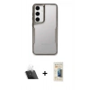 MARSİLYAN™- Galaxy A24 4G Kılıf Akış Çizgi Koleksiyonu - Siyah 6D Mat Seramik Hayalet Nano Ekran Koruyucu + Kamera Lens Koruma Cam - SF