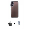 MARSİLYAN™- Galaxy A24 4G Kılıf Eksen Doku Prime - Siyah Joko Magic 5D Cam + Kamera Lens Koruma Cam - SF