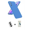 MARSİLYAN™- Galaxy A24 4G Kılıf Kozmos Yansıma Özel Seri - Şeffaf Pasifik Cam Ekran Koruyucu + Valdez Metal Kamera Lens - GS