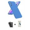 MARSİLYAN™- Galaxy A24 4G Kılıf Kozmos Yansıma Özel Seri - Şeffaf Pasifik Cam Ekran Koruyucu + Valdez Metal Kamera Lens - SH