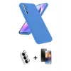MARSİLYAN™- Galaxy A24 4G Kılıf Kozmos Yansıma Özel Seri - Siyah 3D Antistatik Mat Seramik Nano Ekran Koruyucu + Valdez Metal Kamera Lens - GS