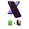 MARSİLYAN™- Galaxy A24 4G Kılıf Kozmos Yansıma Özel Seri - Siyah 3D Antistatik Mat Seramik Nano Ekran Koruyucu + Raze Metal Kamera Lens - GS