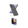 MARSİLYAN™- Galaxy A24 4G Kılıf Kozmos Yansıma Özel Seri - Siyah 3D Antistatik Mat Seramik Nano Ekran Koruyucu