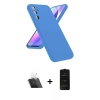 MARSİLYAN™- Galaxy A24 4G Kılıf Kozmos Yansıma Özel Seri - Siyah 6D Antistatik Mat Seramik Hayalet Nano Ekran Koruyucu + Kamera Lens Koruma Cam - SF