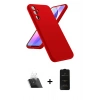 MARSİLYAN™- Galaxy A24 4G Kılıf Kozmos Yansıma Özel Seri - Siyah 6D Antistatik Mat Seramik Hayalet Nano Ekran Koruyucu + Kamera Lens Koruma Cam - SF