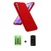 MARSİLYAN™- Galaxy A24 4G Kılıf Kozmos Yansıma Özel Seri - Siyah 6D Antistatik Mat Seramik Hayalet Nano Ekran Koruyucu + Raze Metal Kamera Lens - SH