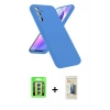 MARSİLYAN™- Galaxy A24 4G Kılıf Kozmos Yansıma Özel Seri - Siyah 6D Mat Seramik Hayalet Nano Ekran Koruyucu + Raze Metal Kamera Lens - GS