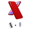 MARSİLYAN™- Galaxy A24 4G Kılıf Kozmos Yansıma Özel Seri - Siyah Joko Magic 5D Cam + Gümüş Valdez Metal Kamera Lens