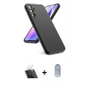 MARSİLYAN™- Galaxy A24 4G Kılıf Kozmos Yansıma Özel Seri - Siyah Joko Magic 5D Cam + Kamera Lens Koruma Cam - SF