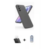 MARSİLYAN™- Galaxy A24 4G Kılıf Kozmos Yansıma Özel Seri - Siyah Joko Magic 5D Cam + Kamera Lens Koruma Cam - SF