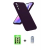 MARSİLYAN™- Galaxy A24 4G Kılıf Kozmos Yansıma Özel Seri - Siyah Joko Magic 5D Cam + Raze Metal Kamera Lens - GS