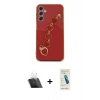 MARSİLYAN™- Galaxy A24 4G Kılıf Nova Işık Prime - Şeffaf Pasifik Cam Ekran Koruyucu + Kamera Lens Koruma Cam - SF