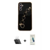 MARSİLYAN™- Galaxy A24 4G Kılıf Nova Işık Prime - Şeffaf Pasifik Cam Ekran Koruyucu + Kamera Lens Koruma Cam - SF