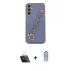 MARSİLYAN™- Galaxy A24 4G Kılıf Nova Işık Prime - Siyah Joko Magic 5D Cam + Kamera Lens Koruma Cam - SF