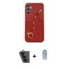 MARSİLYAN™- Galaxy A24 4G Kılıf Nova Işık Prime - Siyah Joko Magic 5D Cam + Valdez Metal Kamera Lens - SH