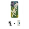 MARSİLYAN™- Galaxy A24 4G Kılıf Siluet Çizgi Koleksiyonu - Şeffaf Pasifik Cam Ekran Koruyucu + Valdez Metal Kamera Lens - GS