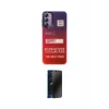 MARSİLYAN™- Galaxy A24 4G Kılıf Siluet Çizgi Koleksiyonu - Siyah 3D Antistatik Hayalet Cam Ekran Koruyucu