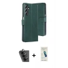 MARSİLYAN™- Galaxy A24 4G Kılıf Siluet Işık Serisi - Şeffaf Pasifik Cam Ekran Koruyucu + Valdez Metal Kamera Lens - SH