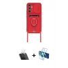 MARSİLYAN™- Galaxy A24 4G Kılıf Vadi Form Prime - Siyah 3D Antistatik Seramik Nano Ekran Koruyucu + Kamera Lens Koruma Cam - SF