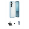MARSİLYAN™- Galaxy A24 4G Kılıf Vadi Minimal - Siyah Joko Magic 5D Cam + Kamera Lens Koruma Cam - SF