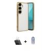 MARSİLYAN™- Galaxy A24 4G Kılıf Vadi Minimal - Siyah Joko Magic 5D Cam + Kamera Lens Koruma Cam - SF