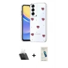 MARSİLYAN™- Galaxy A24 4G Kılıf Yörünge Form - Şeffaf Pasifik Cam Ekran Koruyucu + Kamera Lens Koruma Cam - SF