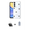MARSİLYAN™- Galaxy A24 4G Kılıf Yörünge Form - Siyah Joko Magic 5D Cam + Kamera Lens Koruma Cam - SF