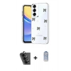 MARSİLYAN™- Galaxy A24 4G Kılıf Yörünge Form - Siyah Joko Magic 5D Cam + Valdez Metal Kamera Lens - SH