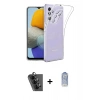 MARSİLYAN™- Galaxy A24 4G Kılıf Zirve Doku - Siyah Joko Magic 5D Cam + Valdez Metal Kamera Lens - SH