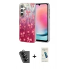 MARSİLYAN™- Galaxy A24 4G Kılıf Zirve Modern Prime - Şeffaf Pasifik Cam Ekran Koruyucu + Valdez Metal Kamera Lens - SH